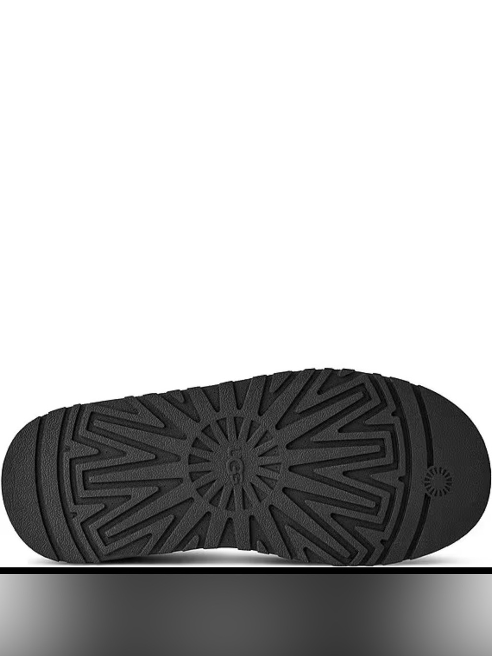 UGG Tazz Black Suede Slip-On Platform Clog size 7 - Picture 6 of 6